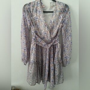 Floral Long Sleeve Dress